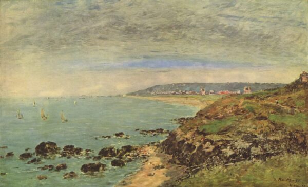 Atlantic Coast near Benerville - Eugène Boudin