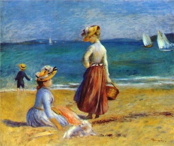 Figures on the Beach - Pierre-Auguste Renoir