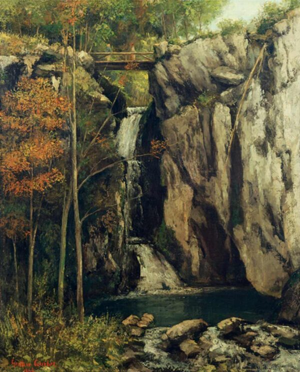 The Chasm of Conches - Gustave Courbet