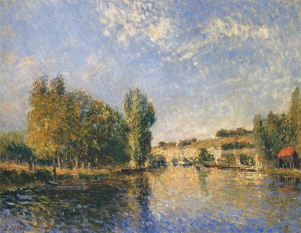 The Loing at Moret - Alfred Sisley