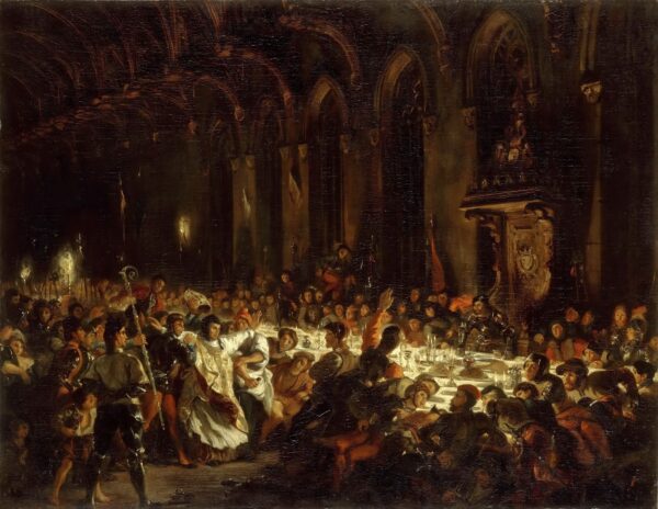 The Assassination of the Bishop of Liège - Eugène Delacroix