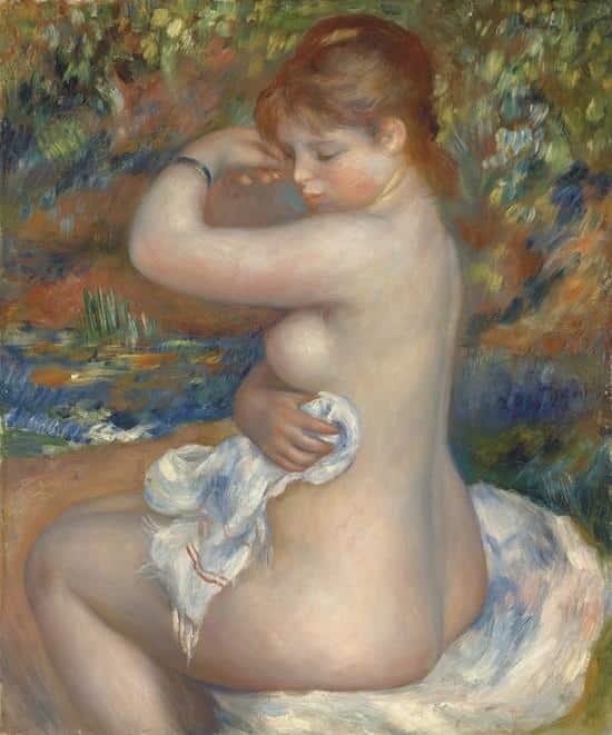 Bather - Pierre-Auguste Renoir