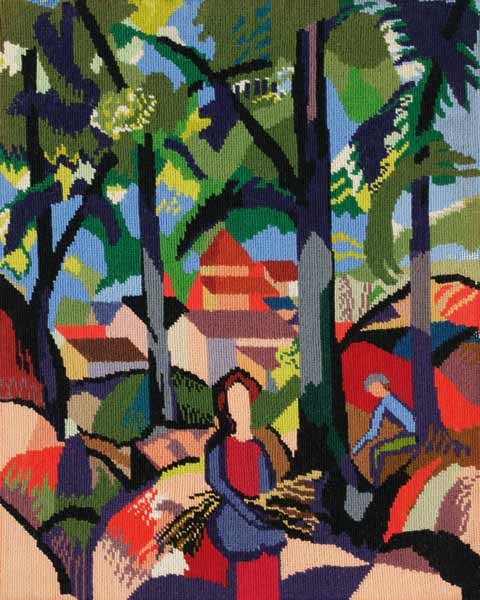 Girl Gathering Brushwood - August Macke