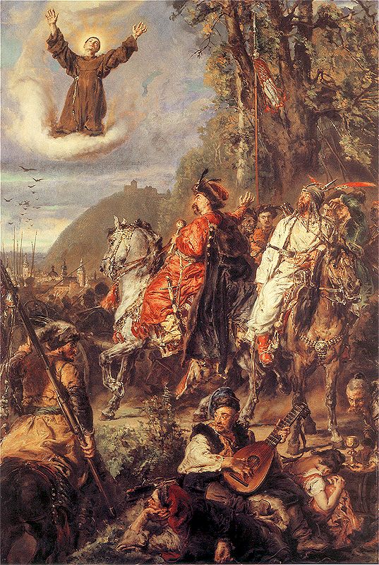 Bohdan Khmelnytsky with Tugai Bey near Lviv - Jan Matejko