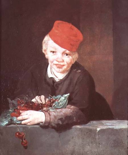 The Boy with Cherries - Edouard Manet