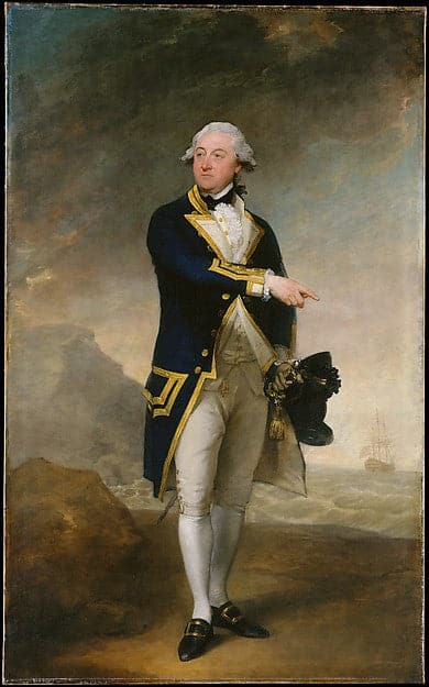 Capitán John Gell - Gilbert Stuart