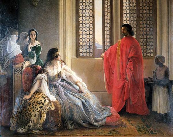 Caterina Cornaro Deposed from the Throne of Cyprus - Francesco Hayez