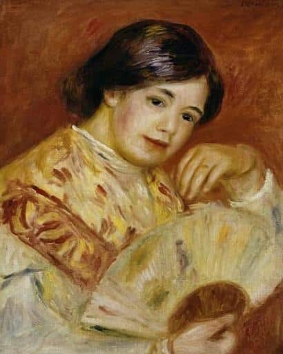 Coco with a Japanese Fan, c.1906 - Pierre-Auguste Renoir