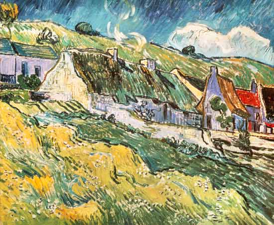 Cottages in Auvers-sur-Oise - Van Gogh