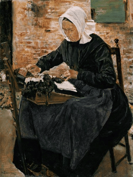 Dutch Lace Maker - Max Liebermann