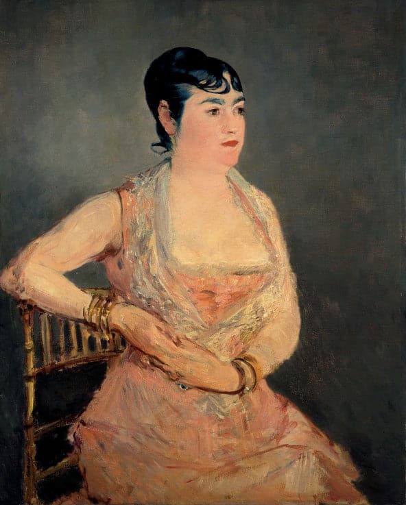 The Lady in Pink - Edouard Manet