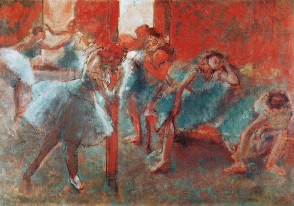 Dancers in Rehearsal - Edgar Degas