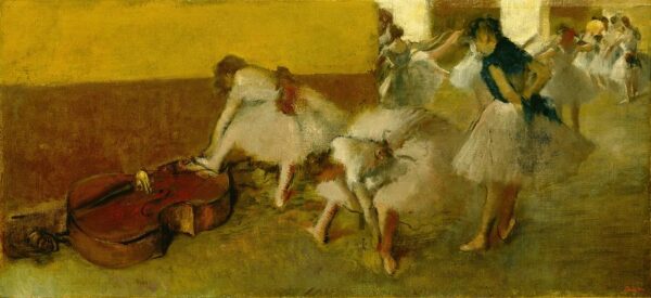 Dancers in the Green Room - Edgar Degas