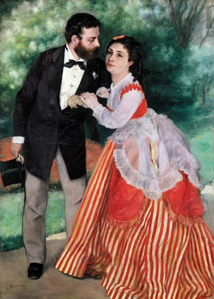 The Sisley Couple - Pierre-Auguste Renoir