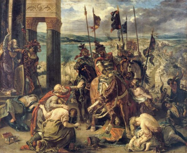 Entry of the Crusaders into Constantinople - Eugène Delacroix