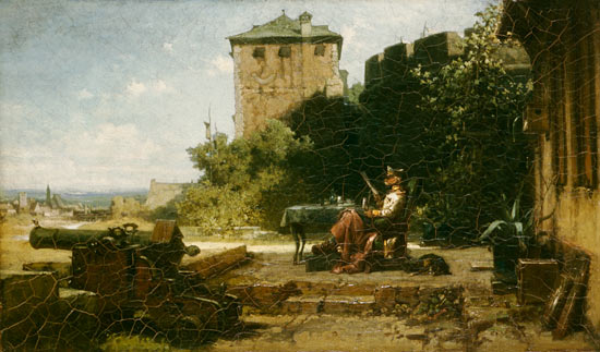 The Elderly Fortress Commander - Carl Spitzweg