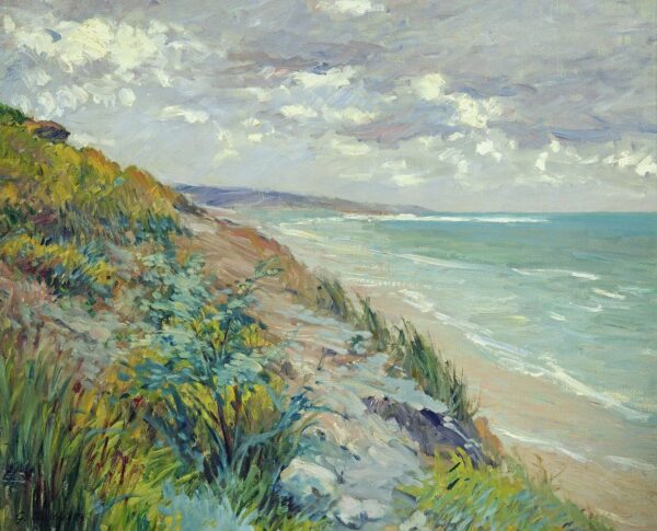 Cliffs by the Sea at Trouville - Caillebotte