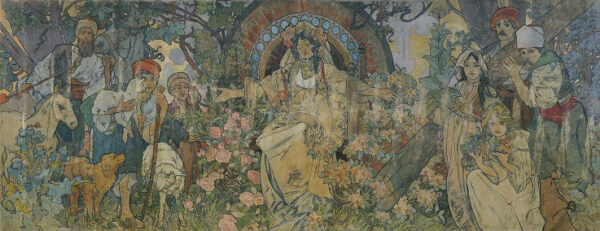 The Allegory of Bosnia-Herzegovina - Mucha