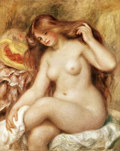 The Bather - Pierre-Auguste Renoir