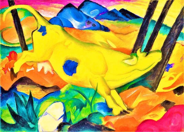 The Yellow Cow - Franz Marc