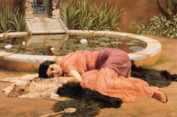 The Sweetness of Doing Nothing - John William Godward