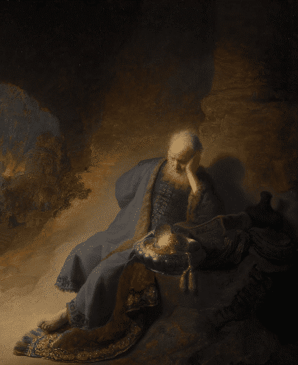 Lamentations of Jeremiah on the Destruction of Jerusalem - Rembrandt van Rijn