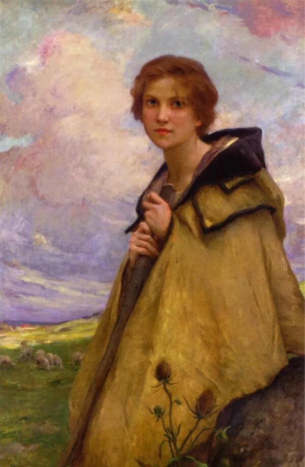 The Shepherdess - Charles-Amable Lenoir