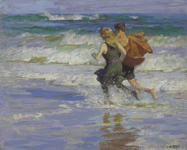 En la playa - Edward Henry Potthast