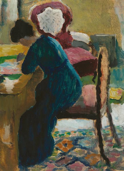 Elisabeth at the Office - August Macke