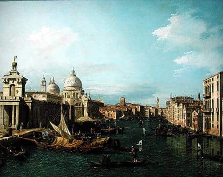 Entrance of the Grand Canal: View towards the West - Giovanni Antonio Canal