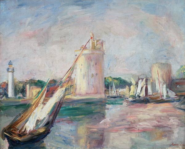 Entrance to the Port of La Rochelle 1890 - Pierre-Auguste Renoir