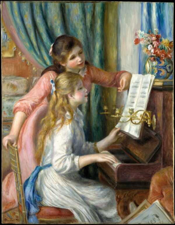 Two Girls at the Piano 1892 - Pierre-Auguste Renoir