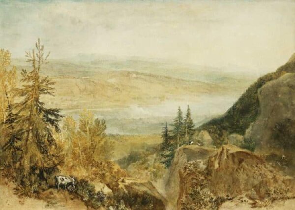 Farnley Hall Seen from Above - William Turner