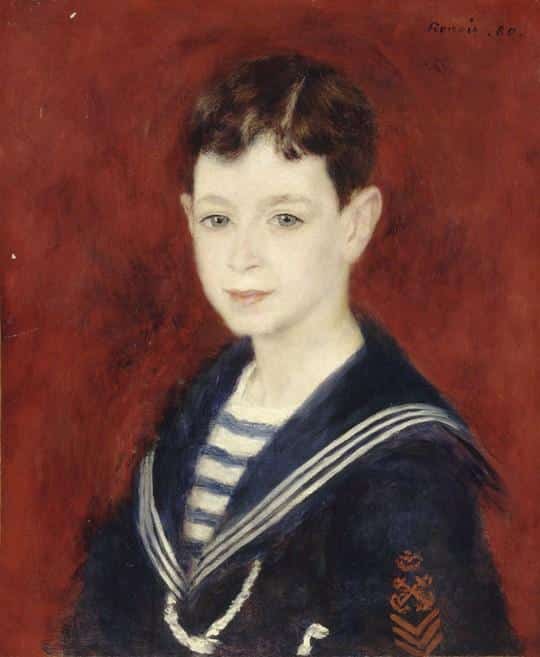 Fernand Halphen as a Boy - Pierre-Auguste Renoir