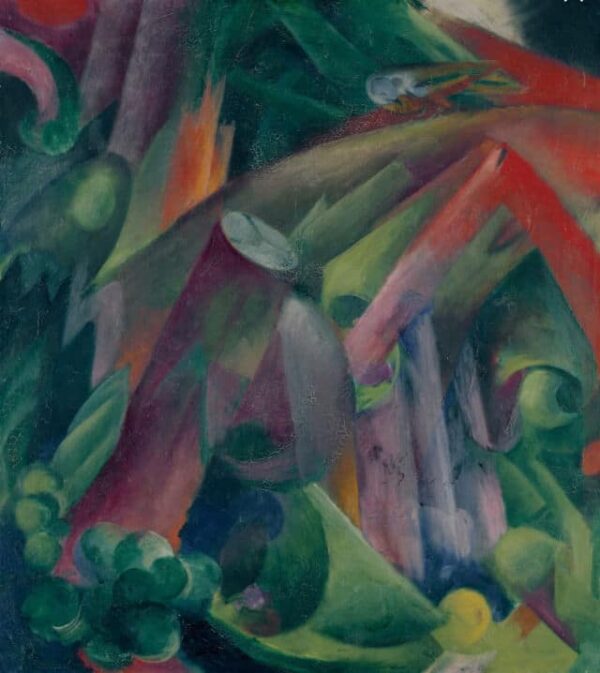 In a Forest with a Bird - Franz Marc