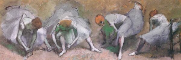 Dancers in the Wings - Edgar Degas