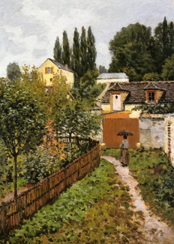 Garden Path in Louveciennes - Alfred Sisley