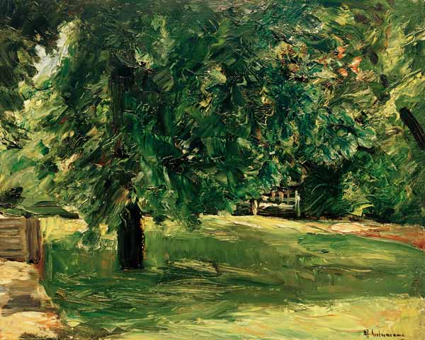 Garden Bench under the Chestnut Tree - Max Liebermann