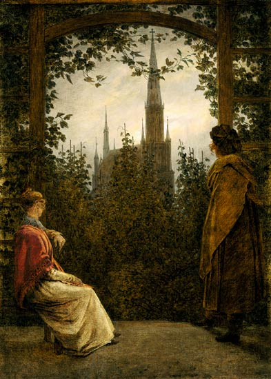 Garden Foliage - Caspar David Friedrich