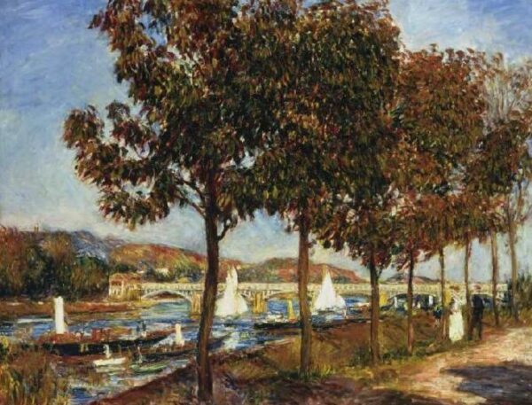 Autumn at the Bridge of Argenteuil - Pierre-Auguste Renoir