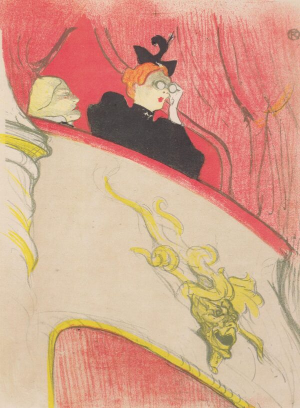 The Box with the Golden Mask - Toulouse Lautrec