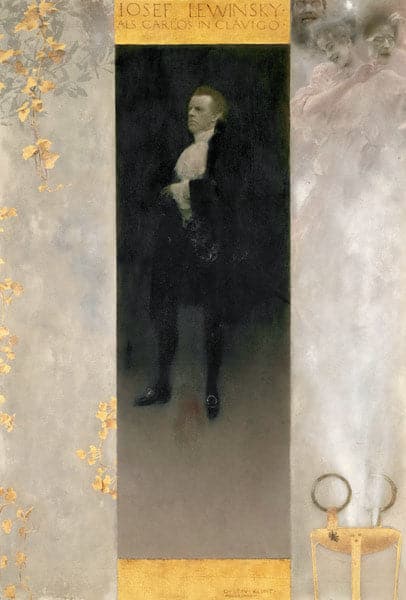 Actor Josef Lewinsky: Carlos - Gustav Klimt