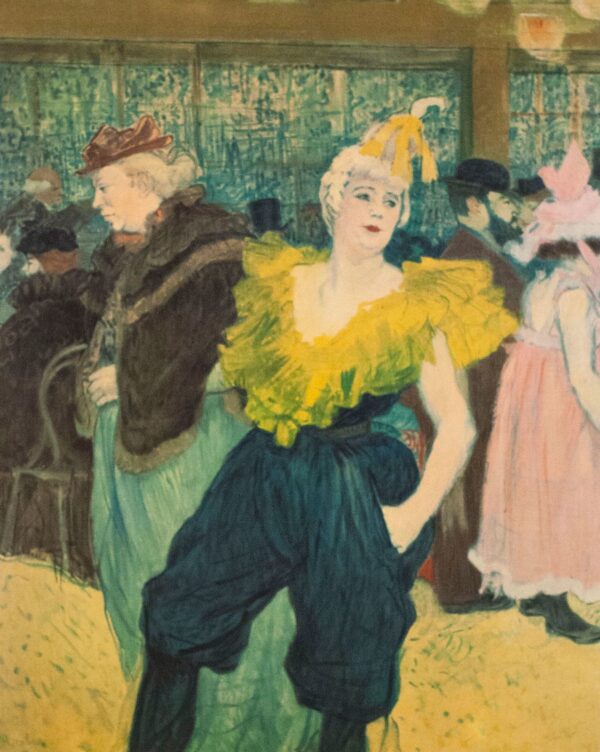 The clowness Cha-U-Kao at the Moulin Rouge - Toulouse Lautrec