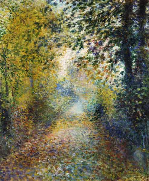 In the Woods - Pierre-Auguste Renoir