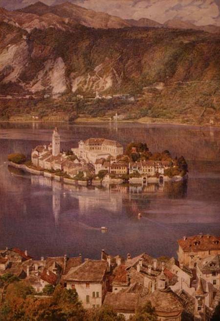 Island of San Giulio, Lake Orta - Edward Poynter