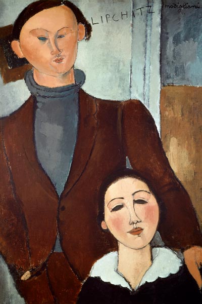 Jacques Lipschitz and his wife - Amedeo Modigliani