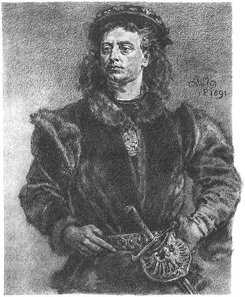 Jan Olbracht - Jan Matejko. 

Translation: Jan Olbracht - Jan Matejko