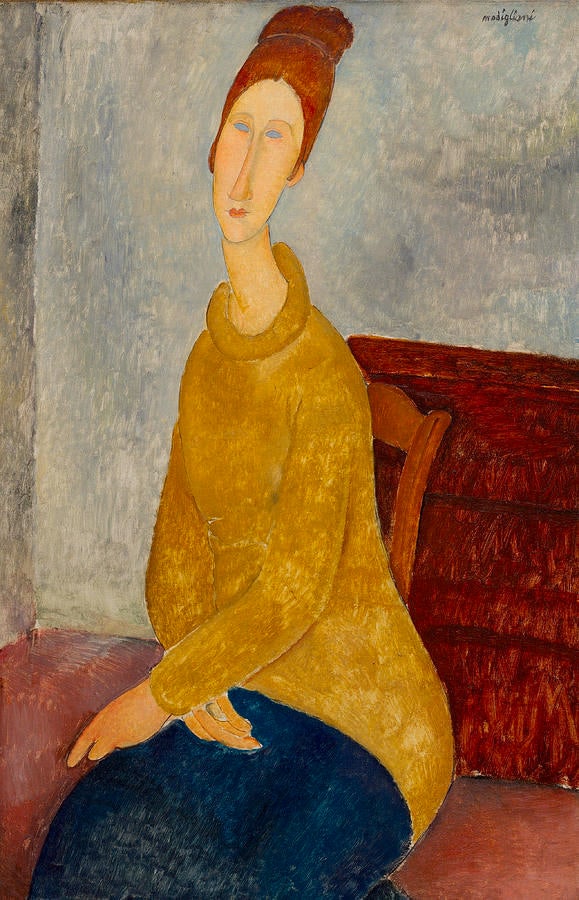 Jeanne Hébuterne (The Yellow Sweater) - Amedeo Modigliani