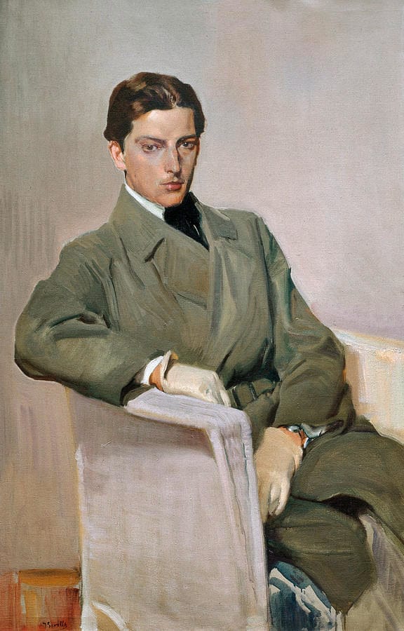 Joaquín 1917 - Sorolla. 

Translation: Joaquín 1917 - Sorolla