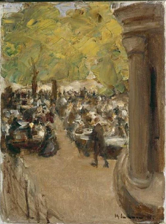 Coffee Garden - Max Liebermann